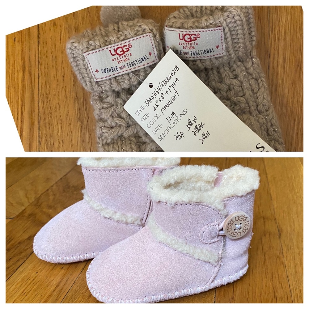 Baby Ugg Mittens and Booties
